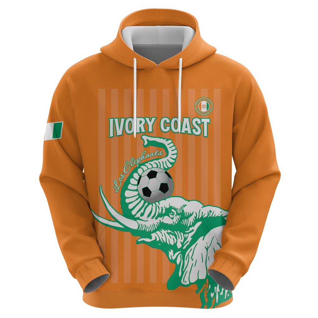 Custom Ivory Coast Football Hoodie Come On Elephants LT15