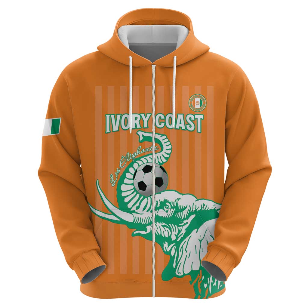 Custom Ivory Coast Football Hoodie Come On Elephants LT15