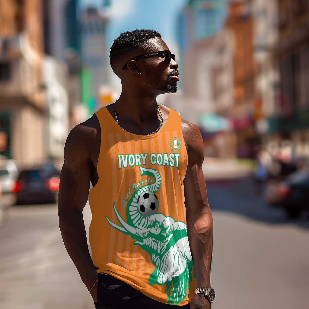Custom Cote dIvoire Football Men Tank Top Les Elephants LT15