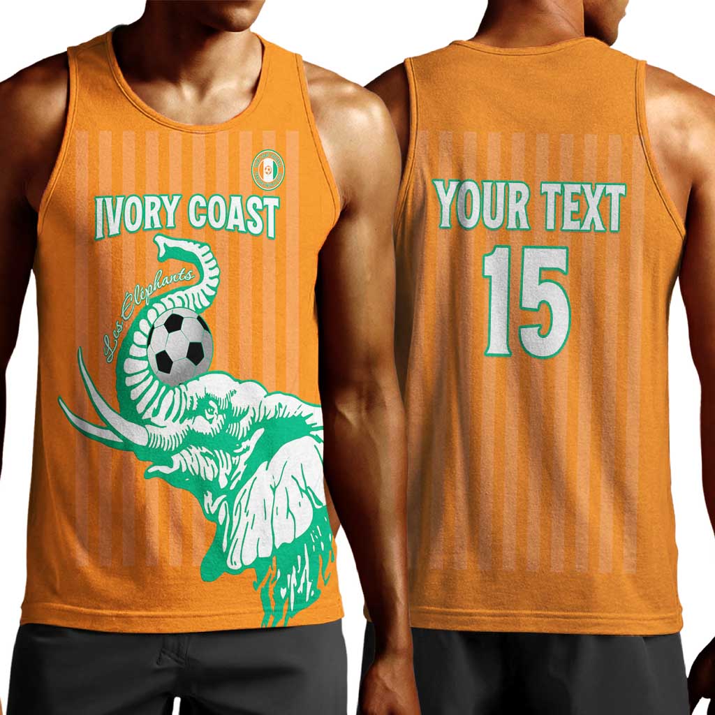 Custom Cote dIvoire Football Men Tank Top Les Elephants LT15