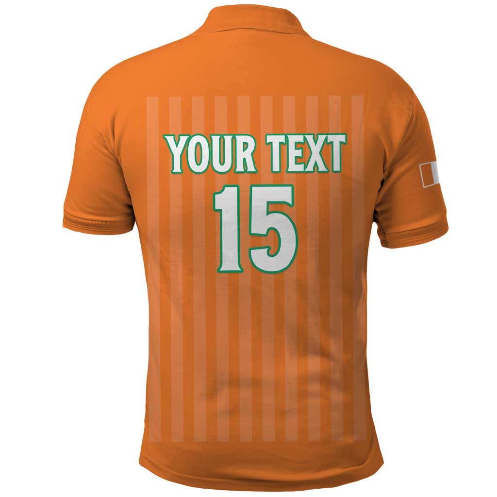 Custom Ivory Coast Football Polo Shirt Come On Elephants LT15