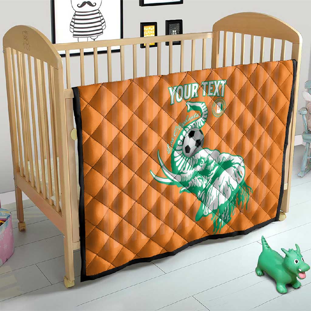 Custom Cote dIvoire Football Quilt Les Elephants LT15