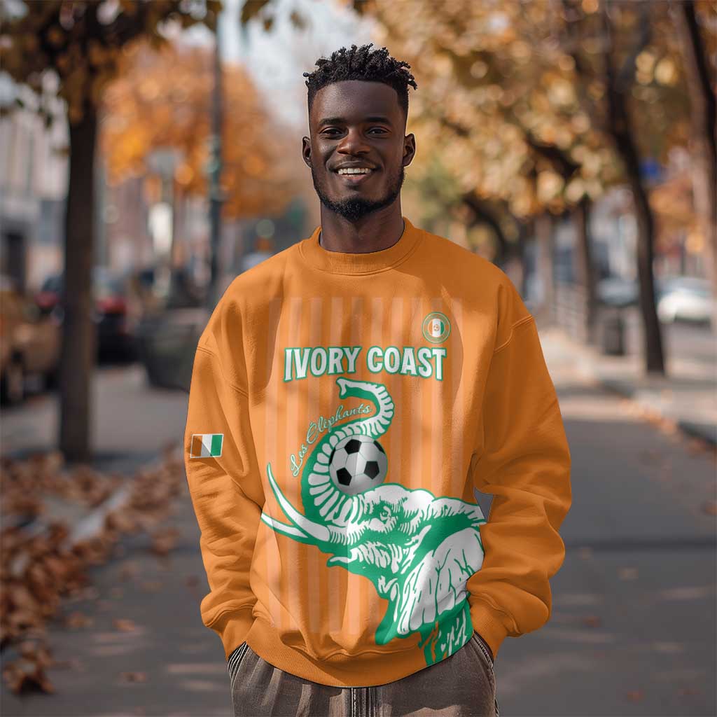 Custom Cote dIvoire Football Sweatshirt Les Elephants LT15