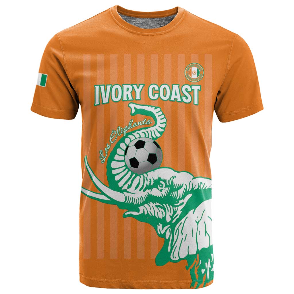 Custom Cote dIvoire Football T shirt Les Elephants LT15