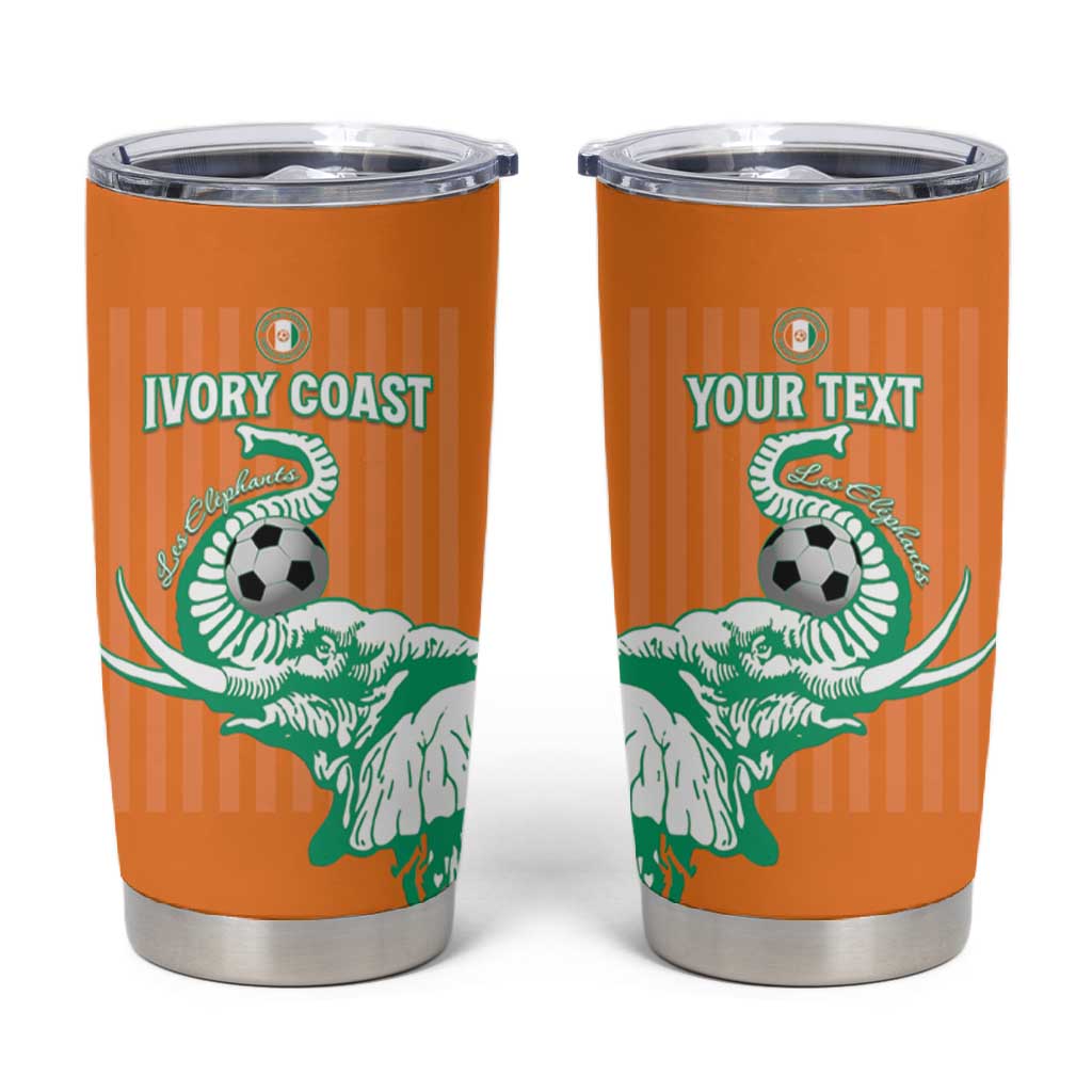 Custom Cote dIvoire Football Tumbler Cup Les Elephants LT15