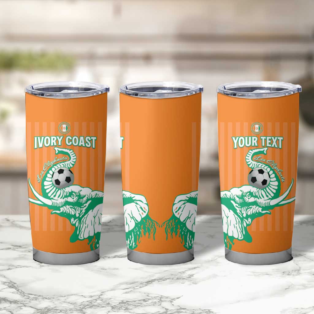 Custom Cote dIvoire Football Tumbler Cup Les Elephants LT15