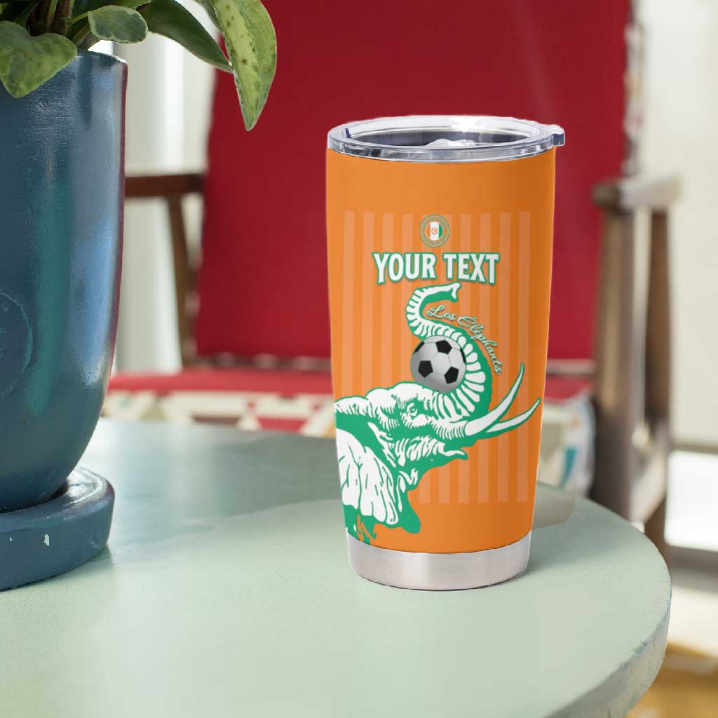 Custom Cote dIvoire Football Tumbler Cup Les Elephants LT15