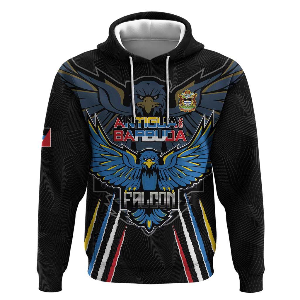 Custom Antigua and Barbuda Cricket Hoodie Come On Falcons LT15