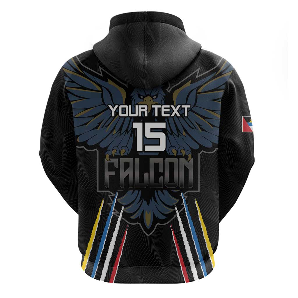 Custom Antigua and Barbuda Cricket Hoodie Come On Falcons LT15