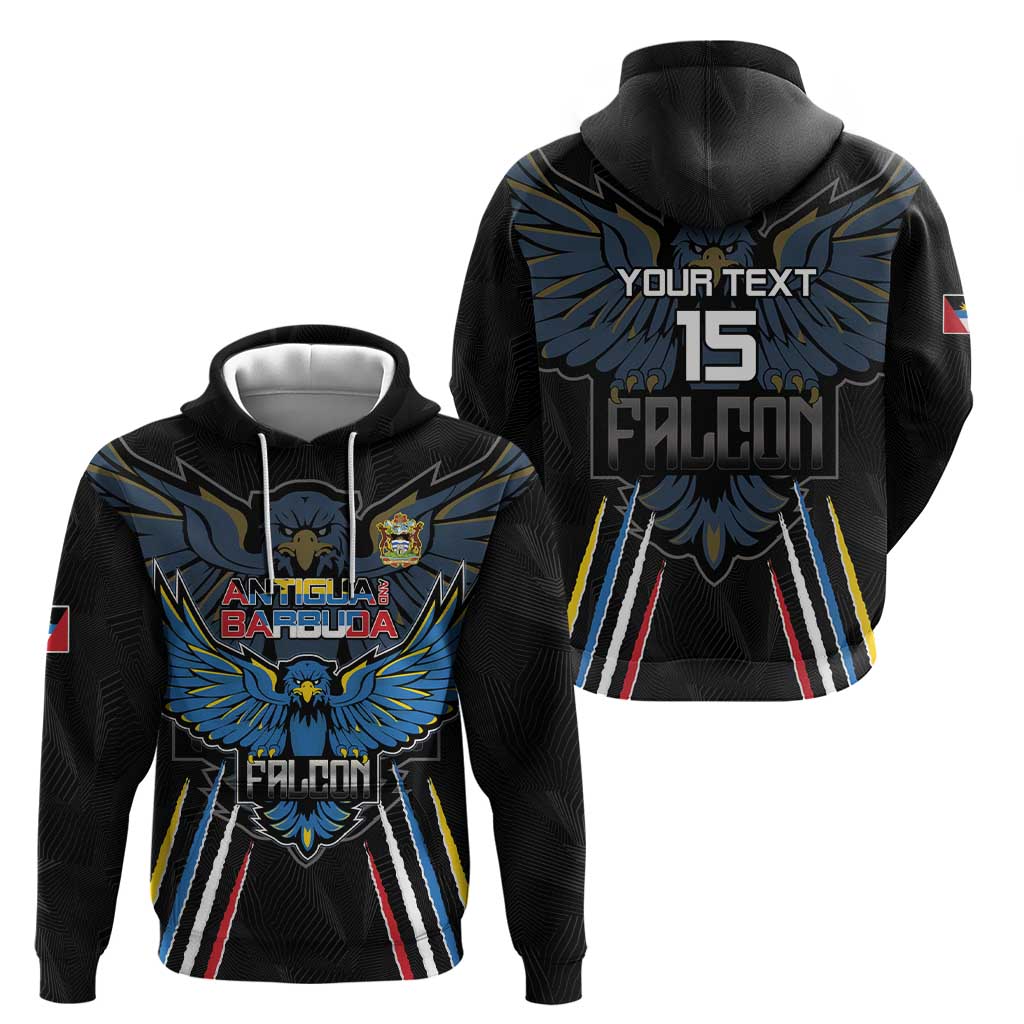 Custom Antigua and Barbuda Cricket Hoodie Come On Falcons LT15