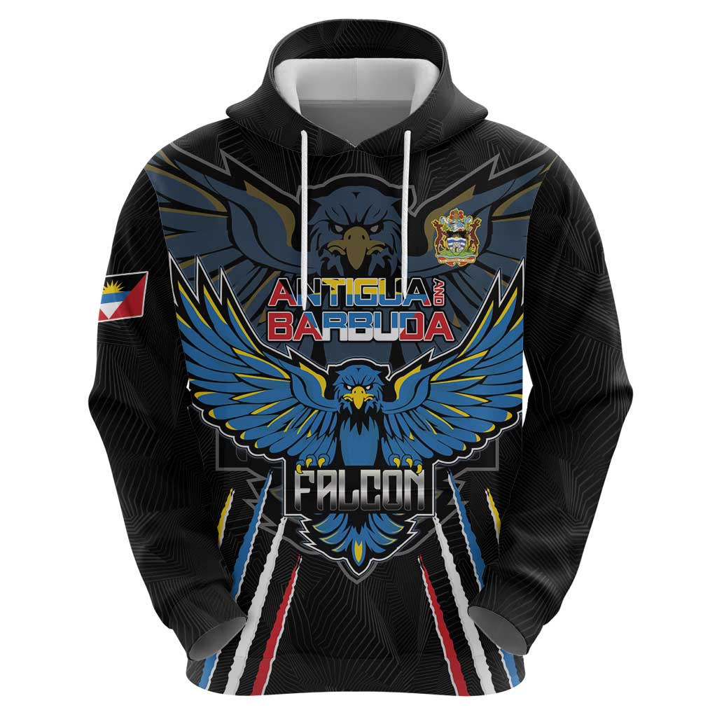 Custom Antigua and Barbuda Cricket Hoodie Come On Falcons LT15