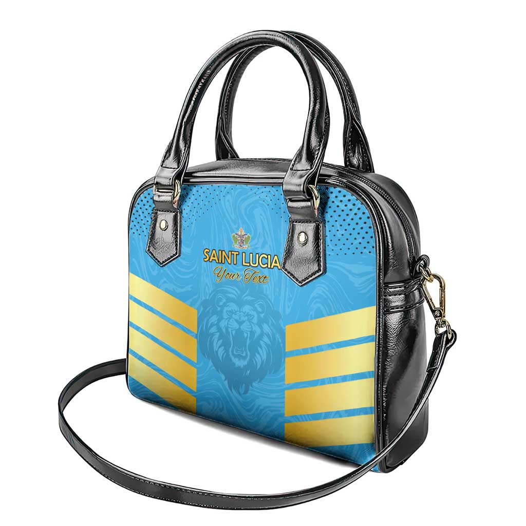 Custom Saint Lucia Cricket Shoulder Handbag Go Beinspired LT15