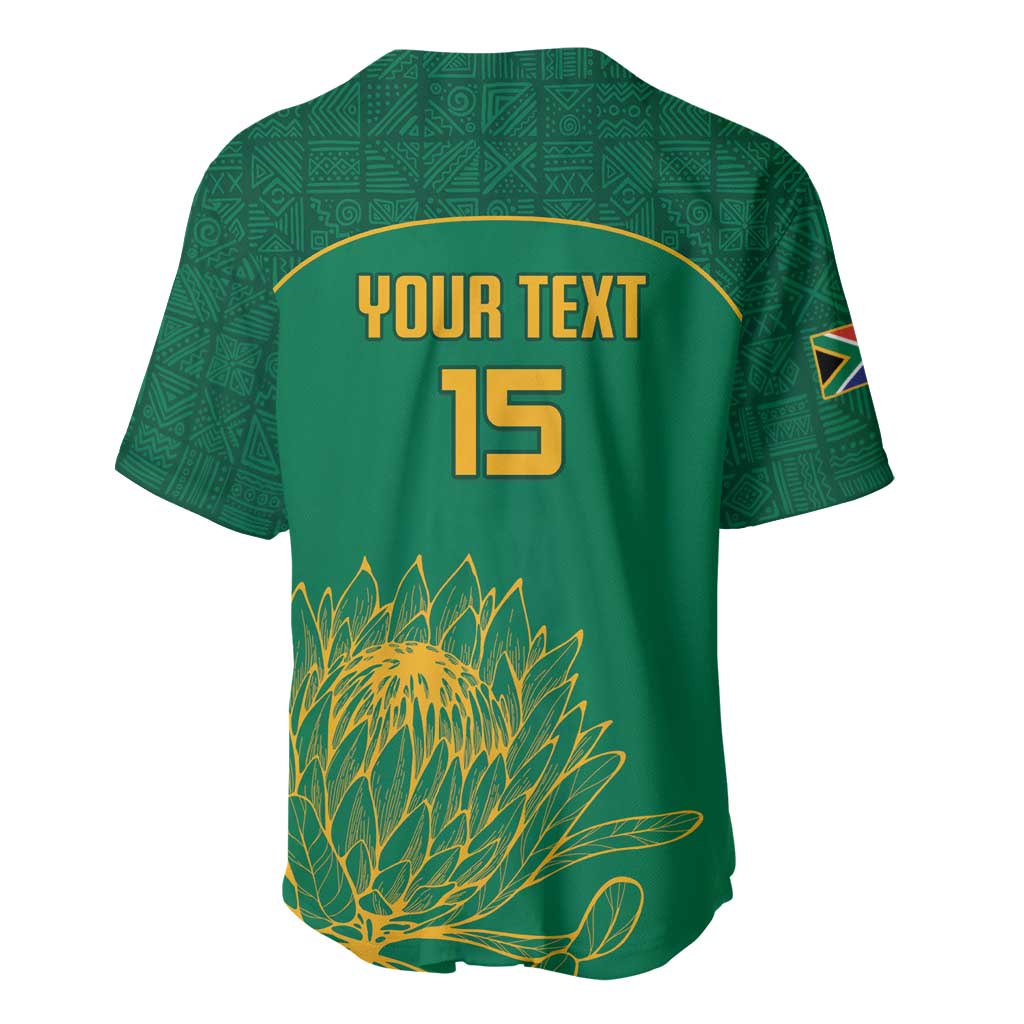 Custom South Africa Baseball Jersey Lion Mascot Proteas Cricket LT15