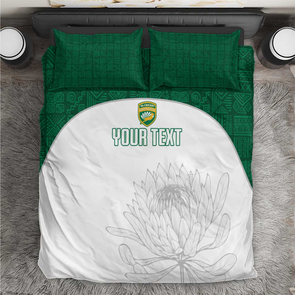 Custom Afro South Africa Cricket Bedding Set Go Proteas - African Pattern LT15