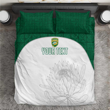 Custom Afro South Africa Cricket Bedding Set Go Proteas - African Pattern LT15