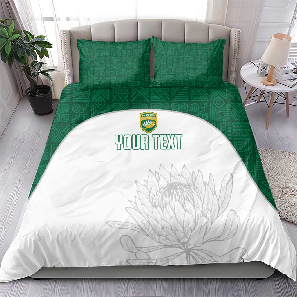 Custom Afro South Africa Cricket Bedding Set Go Proteas - African Pattern LT15