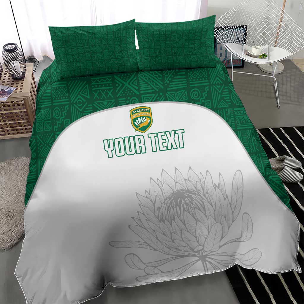 Custom Afro South Africa Cricket Bedding Set Go Proteas - African Pattern LT15