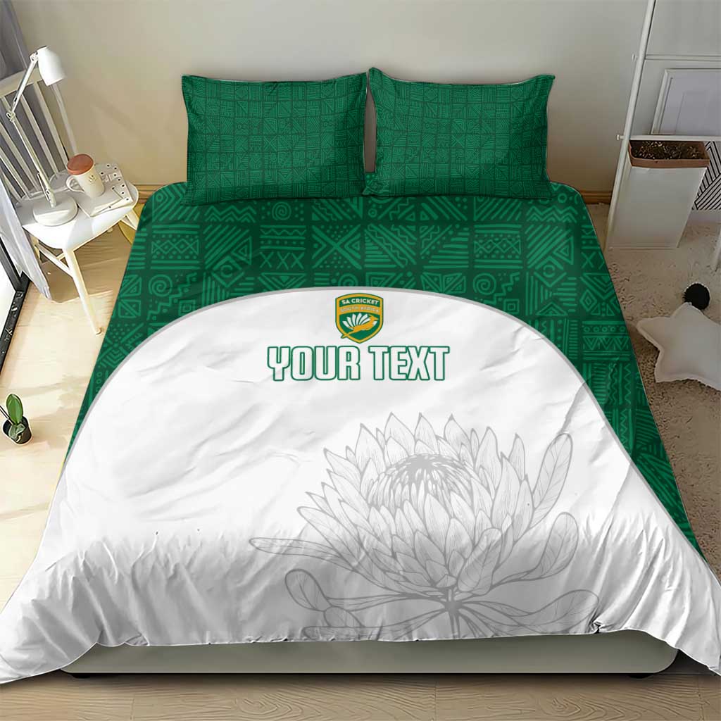 Custom Afro South Africa Cricket Bedding Set Go Proteas - African Pattern LT15