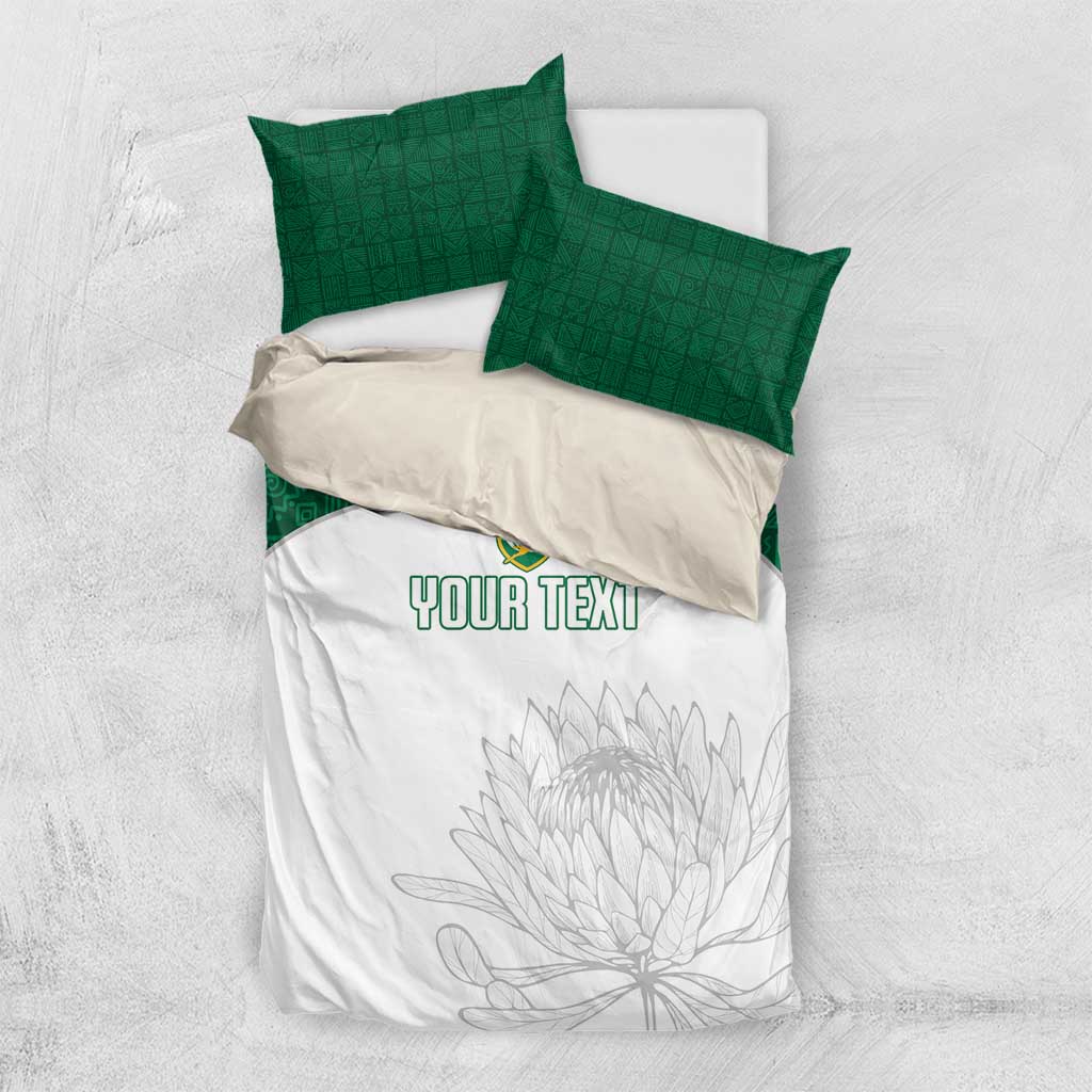 Custom Afro South Africa Cricket Bedding Set Go Proteas - African Pattern LT15