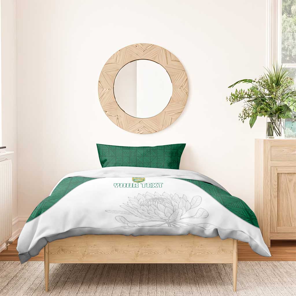 Custom Afro South Africa Cricket Bedding Set Go Proteas - African Pattern LT15
