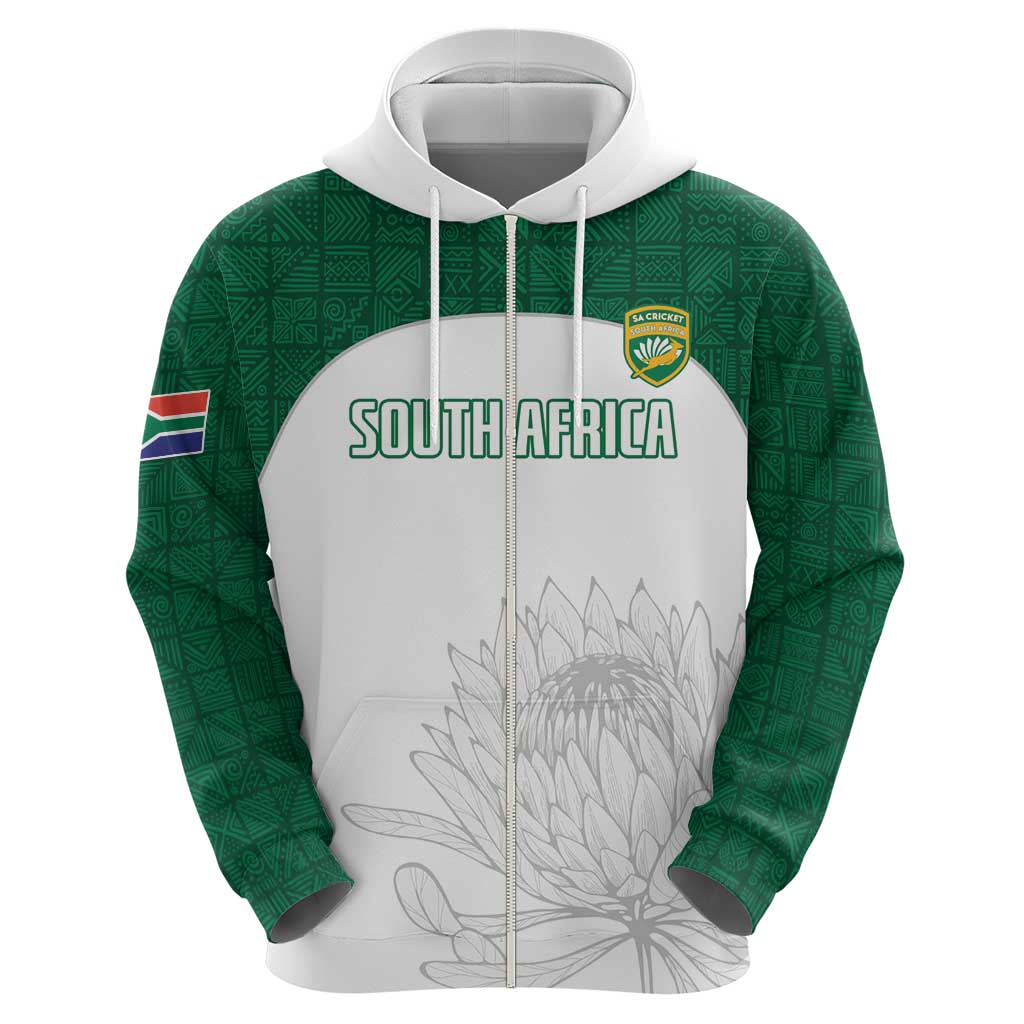 Custom South Africa Cricket Hoodie Go Proteas LT15
