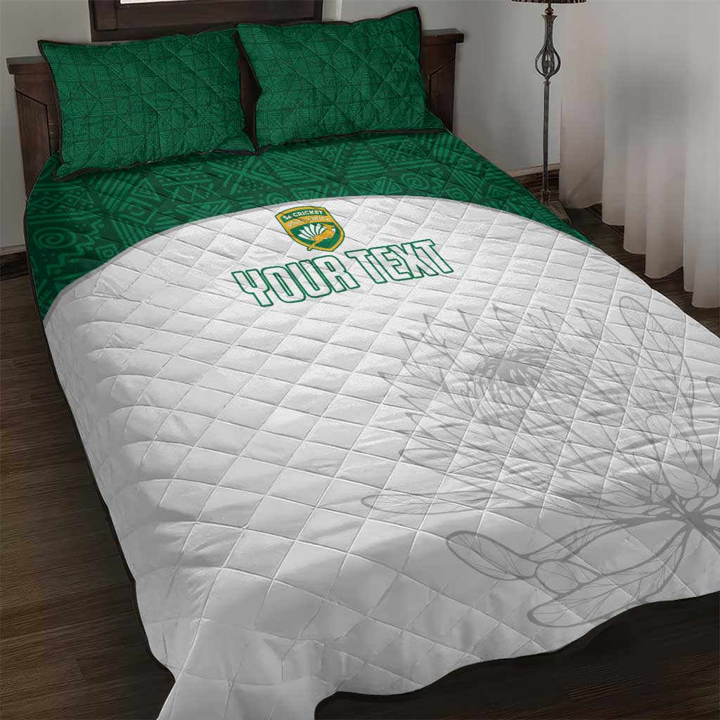 Custom Afro South Africa Cricket Quilt Bed Set Go Proteas - African Pattern LT15