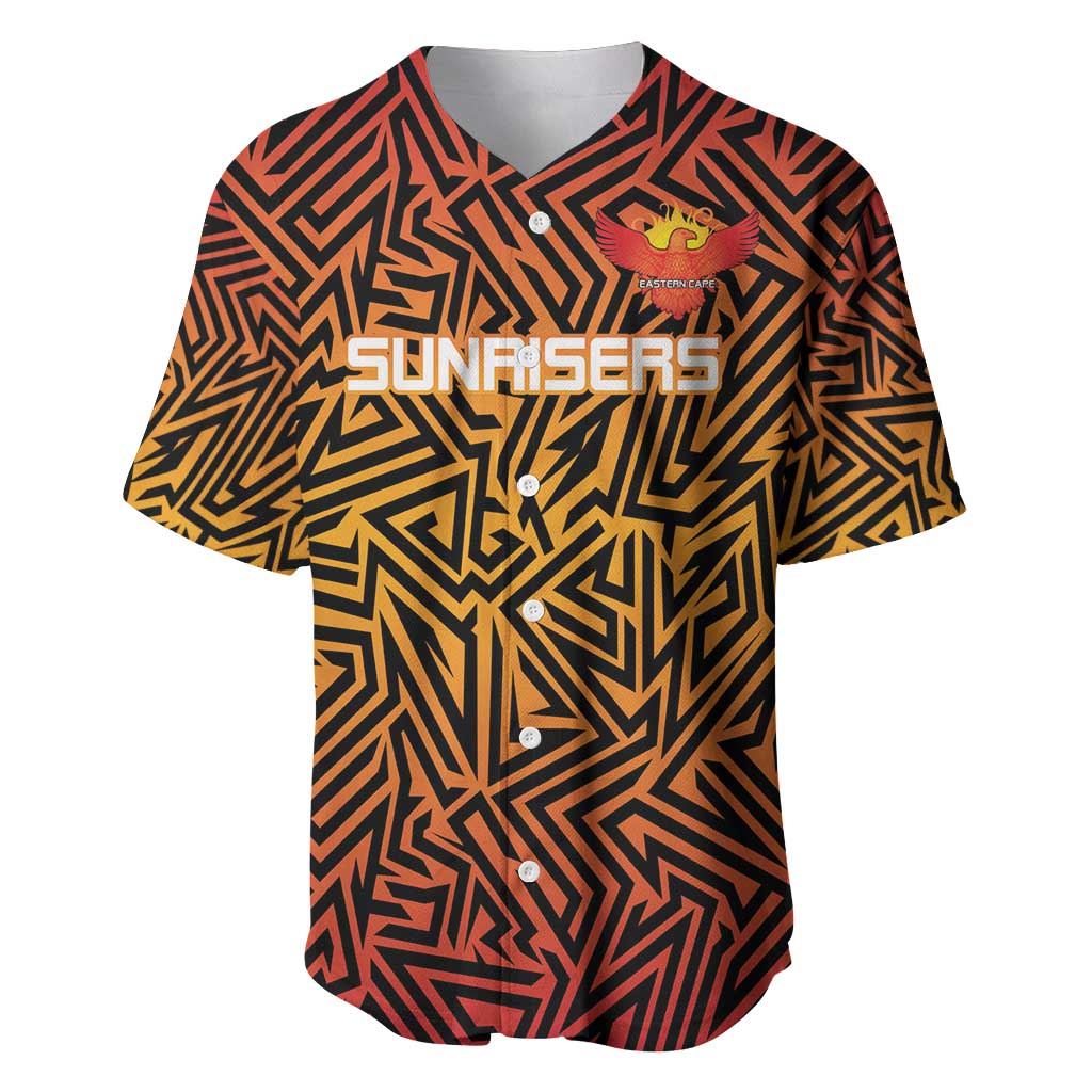 Custom Afro South Africa Cricket Baseball Jersey Eastern Cape - Go Sunrisers LT15