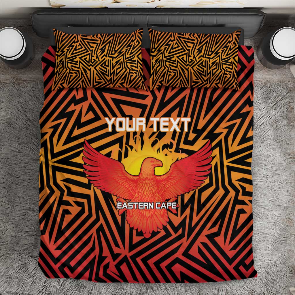 Custom Afro South Africa Cricket Bedding Set Eastern Cape - Go Sunrisers LT15