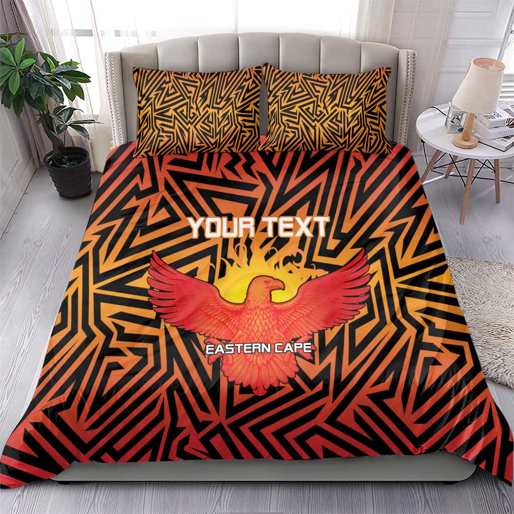 Custom Afro South Africa Cricket Bedding Set Eastern Cape - Go Sunrisers LT15