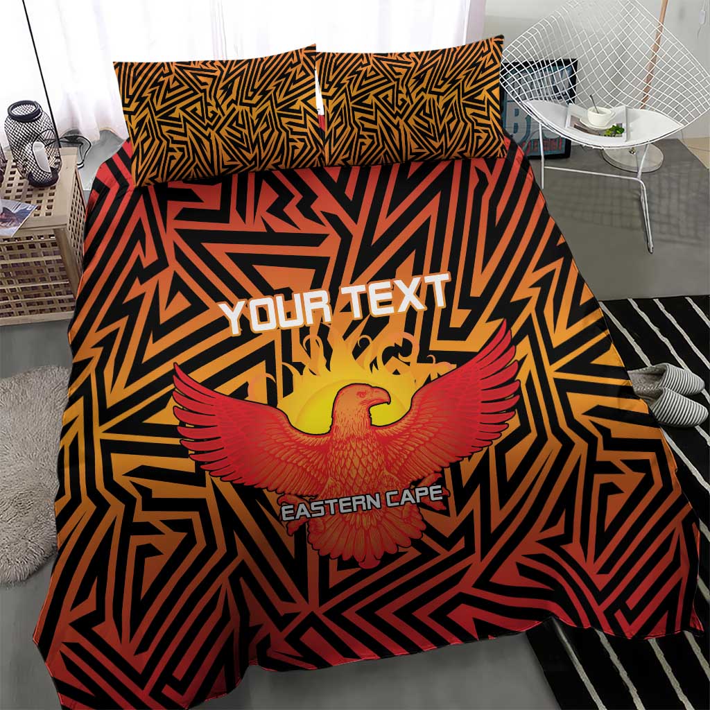 Custom Afro South Africa Cricket Bedding Set Eastern Cape - Go Sunrisers LT15
