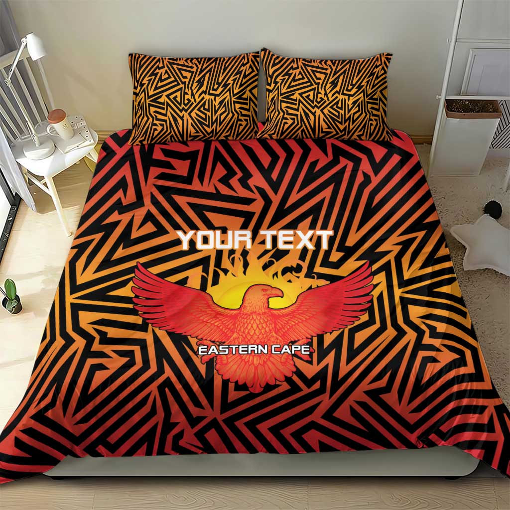 Custom Afro South Africa Cricket Bedding Set Eastern Cape - Go Sunrisers LT15