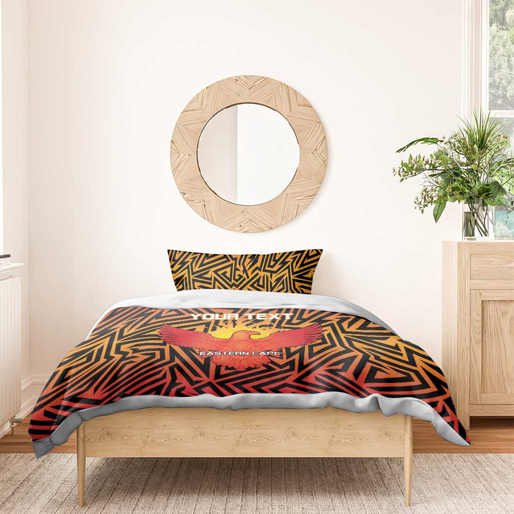 Custom Afro South Africa Cricket Bedding Set Eastern Cape - Go Sunrisers LT15