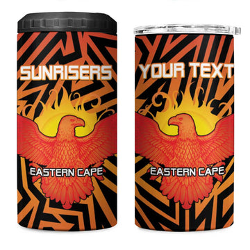 Custom Afro South Africa Cricket 4 in 1 Can Cooler Tumbler Eastern Cape - Go Sunrisers LT15