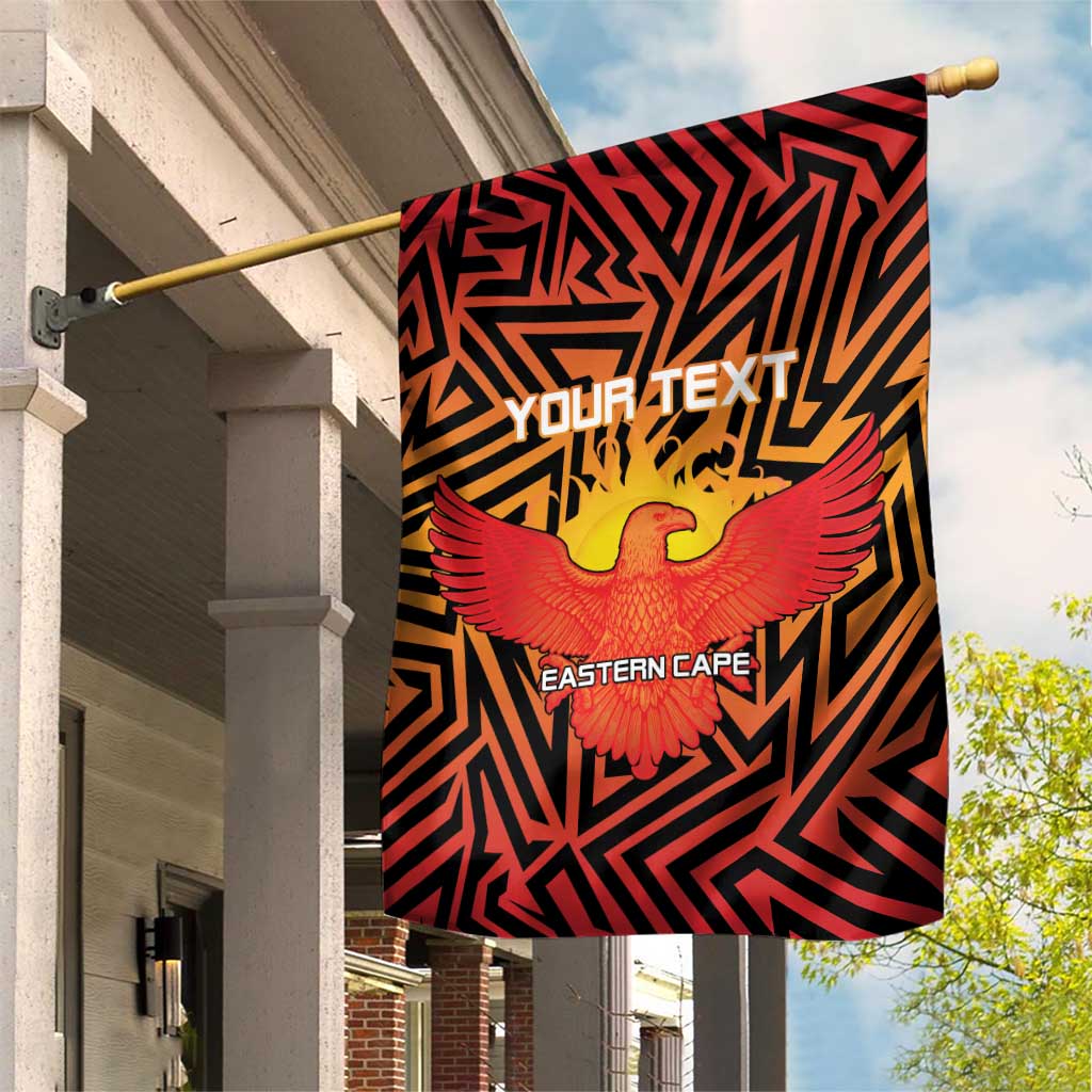 Custom Afro South Africa Cricket Garden Flag Eastern Cape - Go Sunrisers LT15
