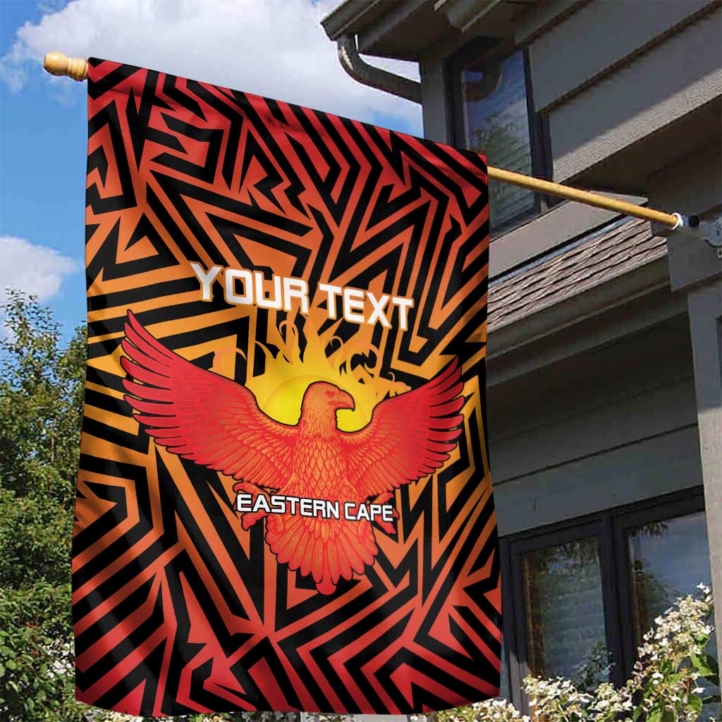Custom Afro South Africa Cricket Garden Flag Eastern Cape - Go Sunrisers LT15