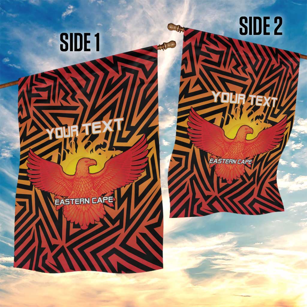 Custom Afro South Africa Cricket Garden Flag Eastern Cape - Go Sunrisers LT15