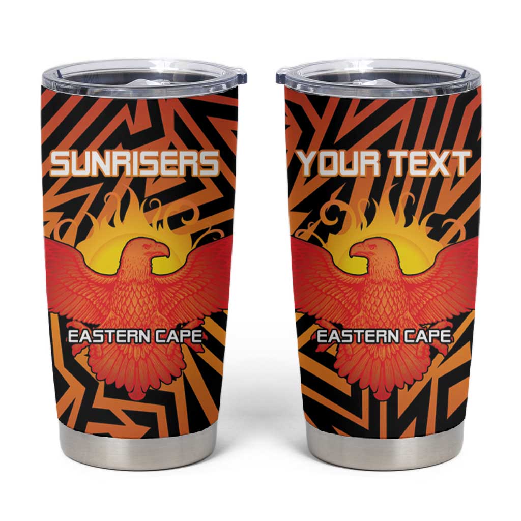 Custom Afro South Africa Cricket Tumbler Cup Eastern Cape - Go Sunrisers LT15