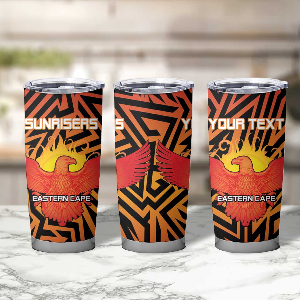 Custom Afro South Africa Cricket Tumbler Cup Eastern Cape - Go Sunrisers LT15