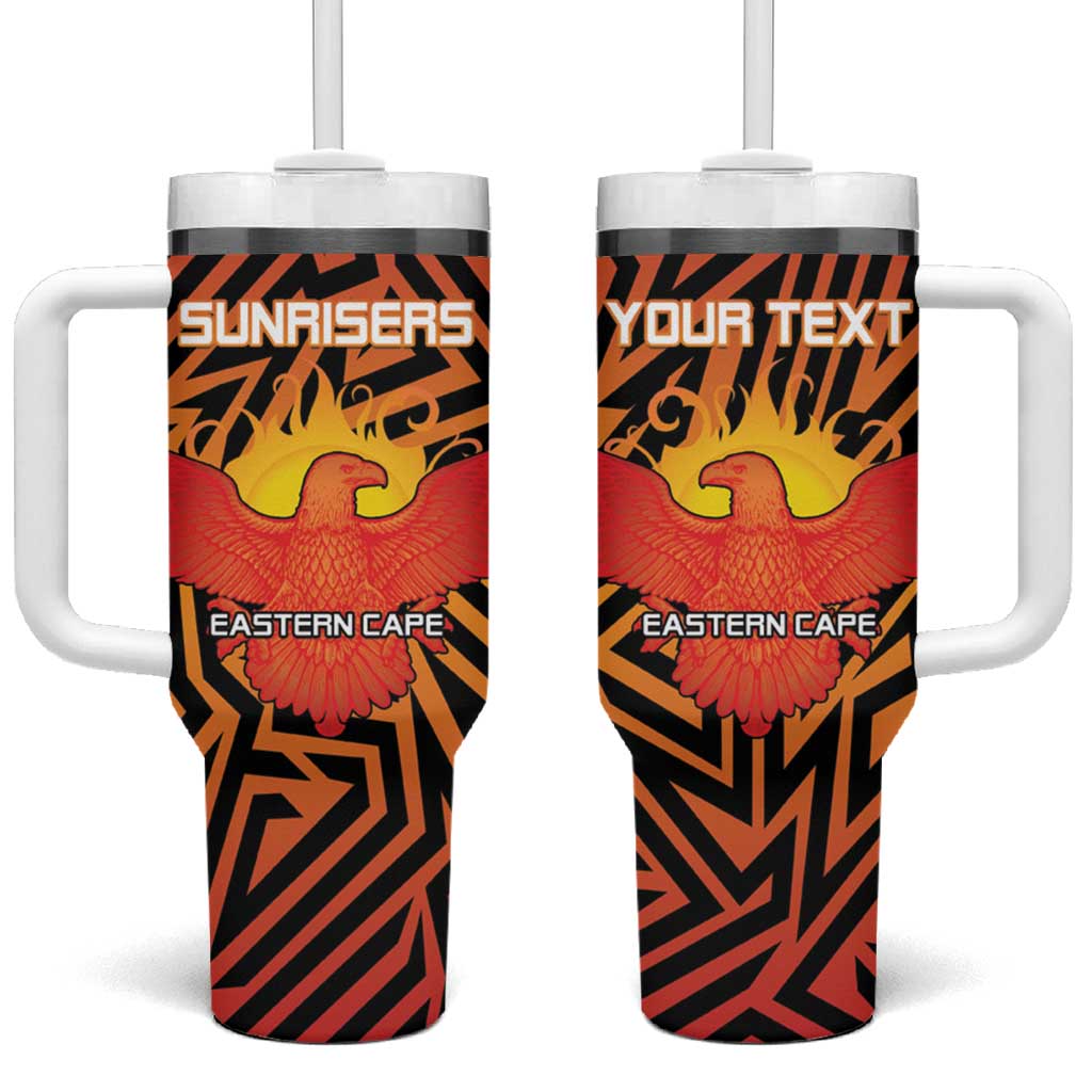 Custom Afro South Africa Cricket Tumbler With Handle Eastern Cape - Go Sunrisers LT15