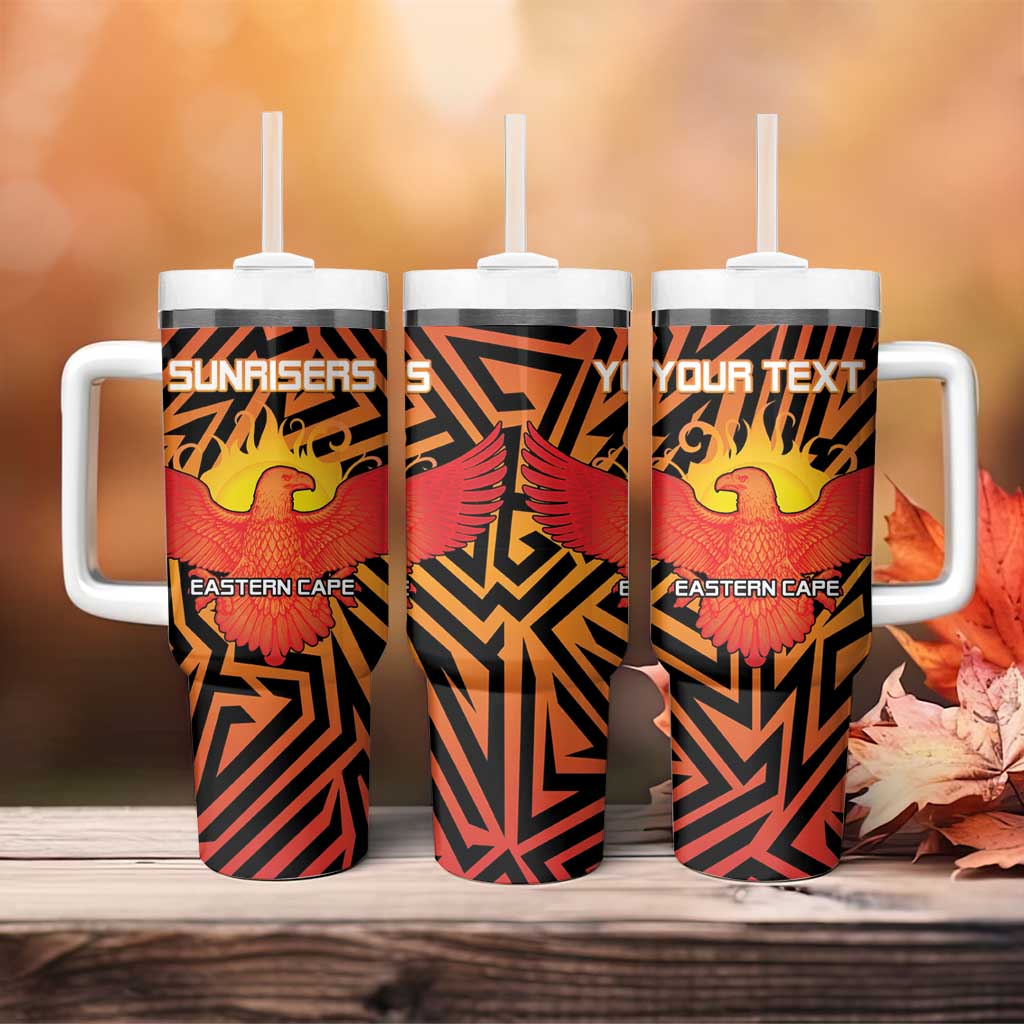 Custom Afro South Africa Cricket Tumbler With Handle Eastern Cape - Go Sunrisers LT15