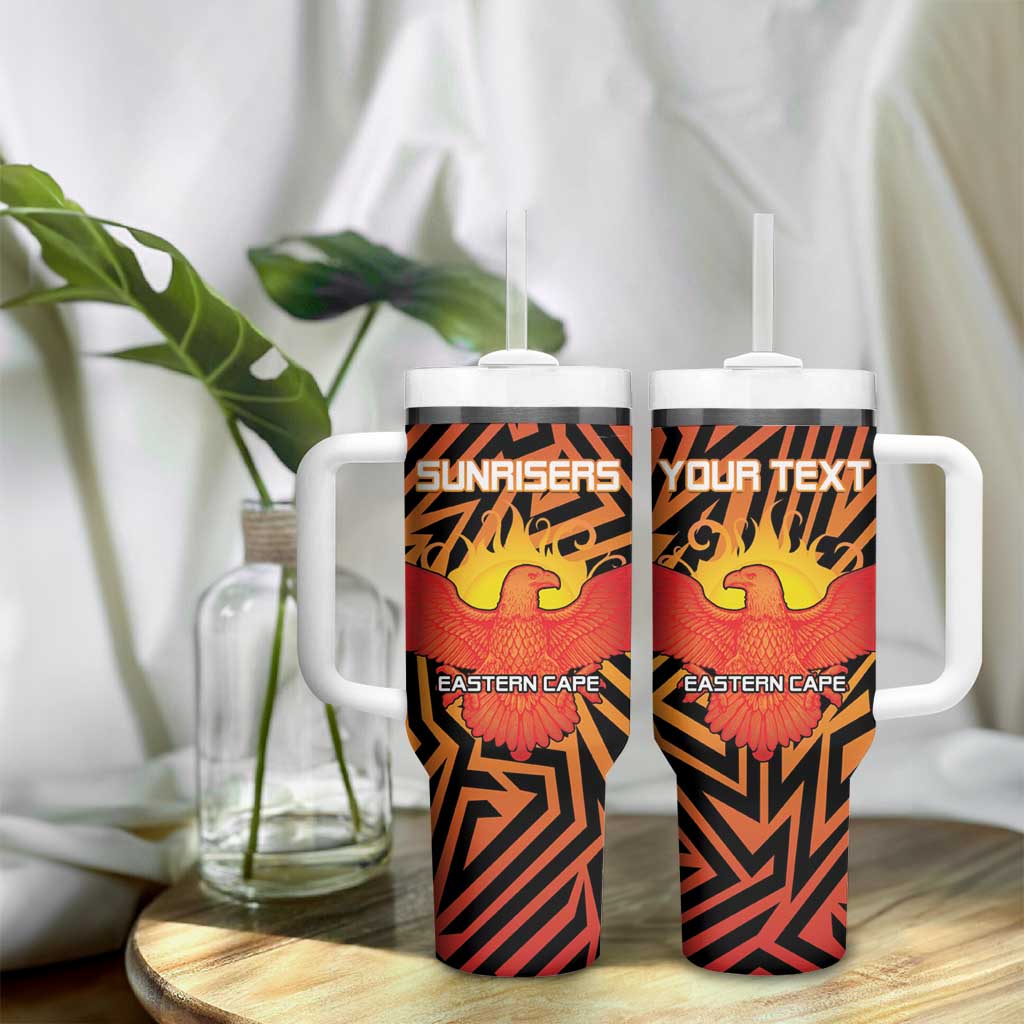 Custom Afro South Africa Cricket Tumbler With Handle Eastern Cape - Go Sunrisers LT15