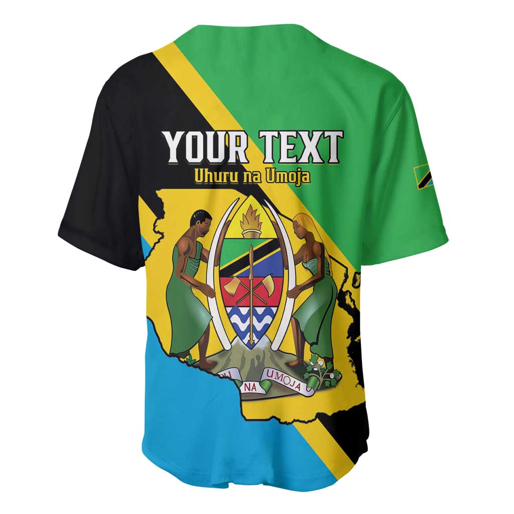 Personalised Afro Tanzania Baseball Jersey Happy Union Day LT15