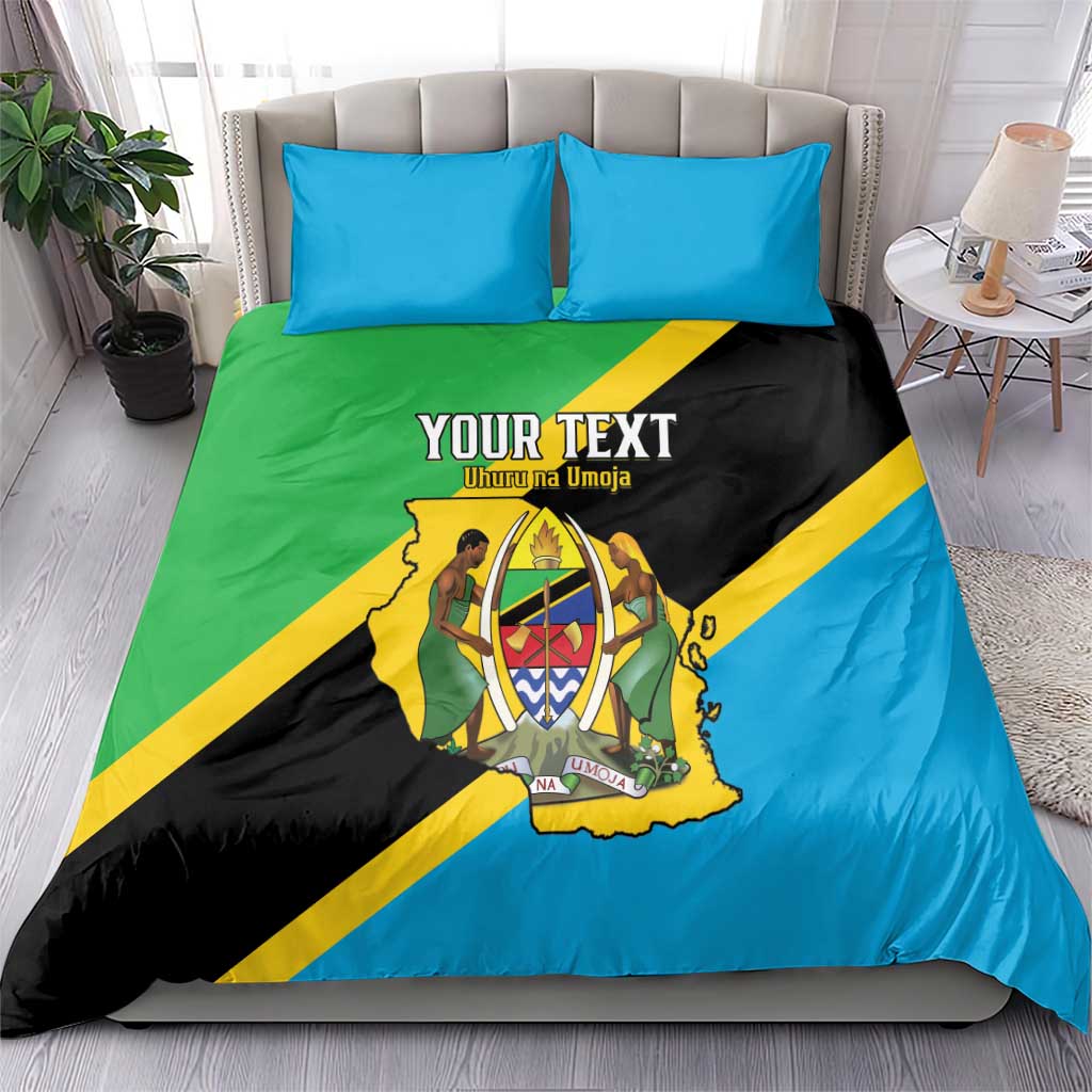 Personalised Afro Tanzania Bedding Set Happy Union Day LT15