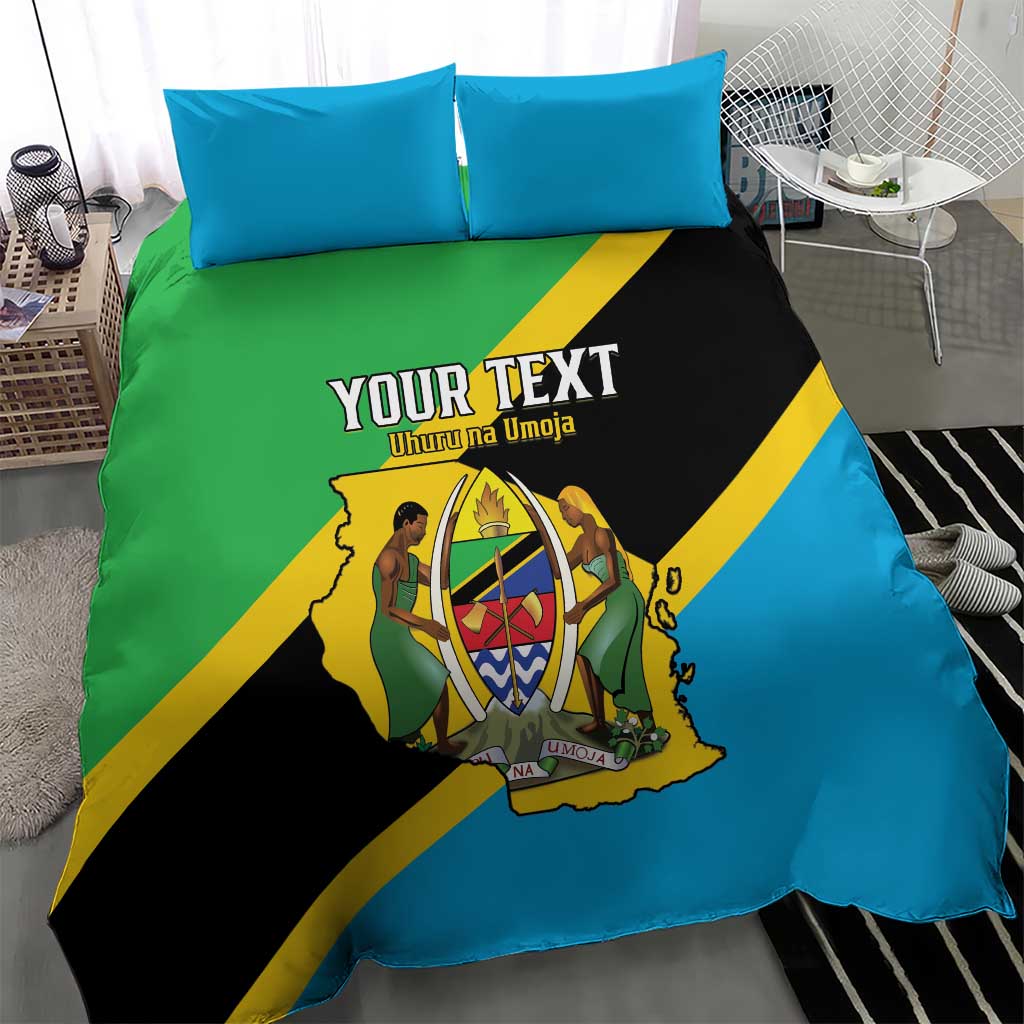 Personalised Afro Tanzania Bedding Set Happy Union Day LT15