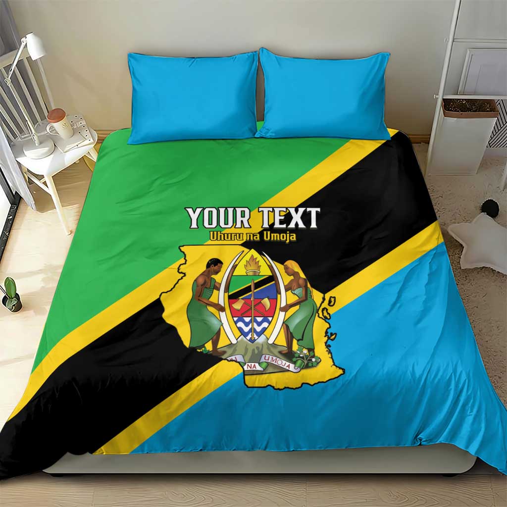 Personalised Afro Tanzania Bedding Set Happy Union Day LT15