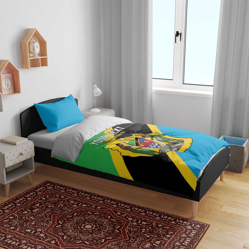 Personalised Afro Tanzania Bedding Set Happy Union Day LT15