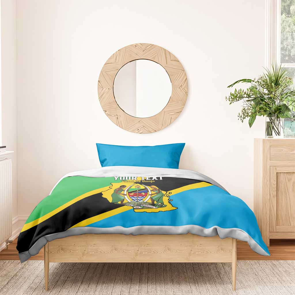 Personalised Afro Tanzania Bedding Set Happy Union Day LT15