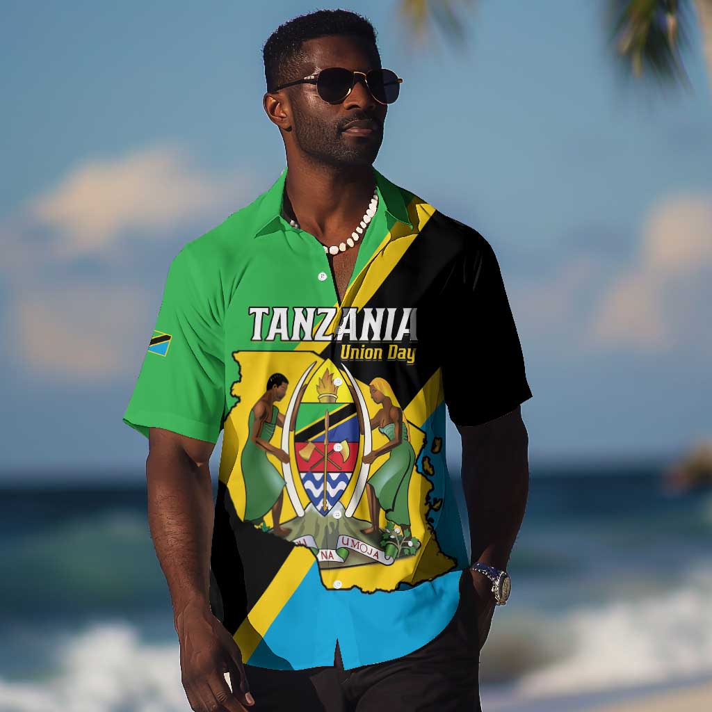 Personalised Afro Tanzania Hawaiian Shirt Happy Union Day LT15