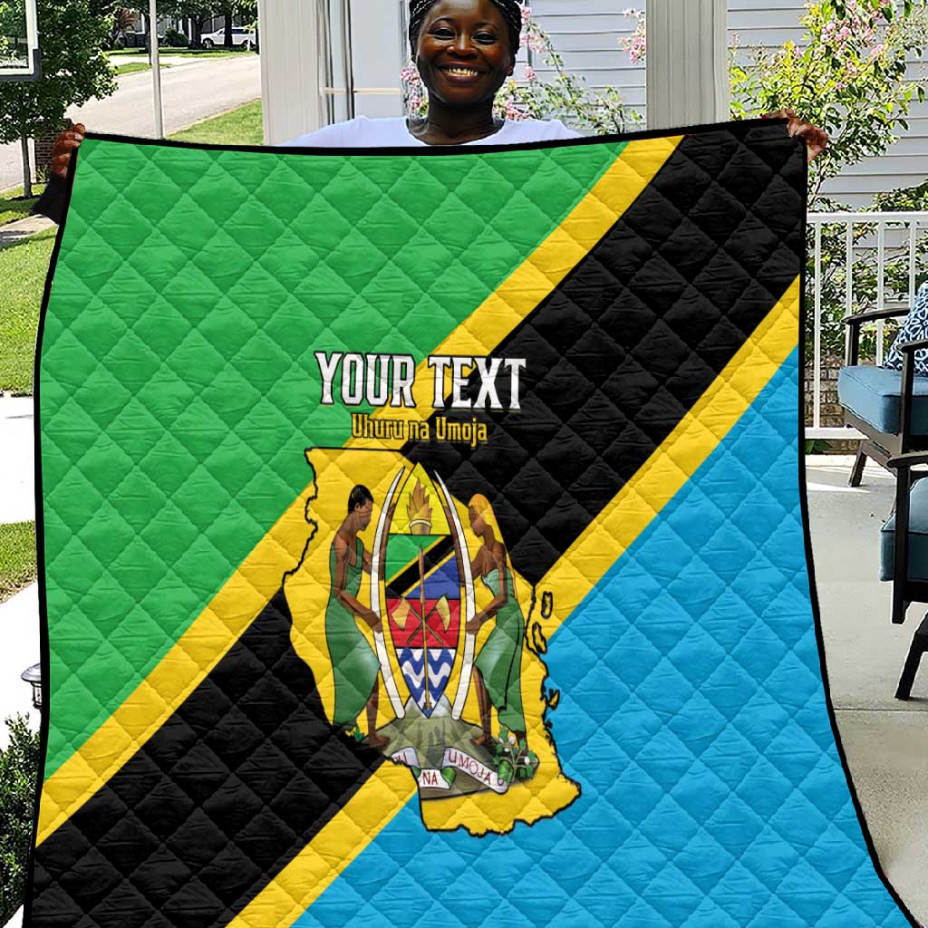 Personalised Afro Tanzania Quilt Happy Union Day LT15