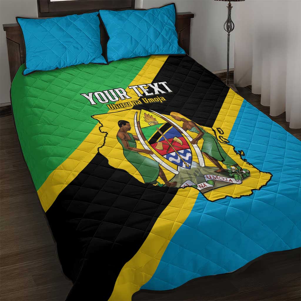 Personalised Afro Tanzania Quilt Bed Set Happy Union Day LT15